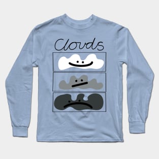 Cloud Types - Faces Long Sleeve T-Shirt